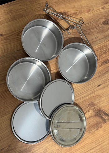 Paslanmaz Çelik Katlanabilir Gıda Kabı - Görsel 4