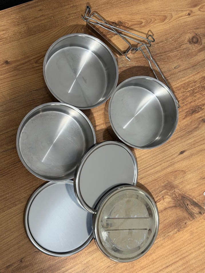 Paslanmaz Çelik Katlanabilir Gıda Kabı - Görsel 4