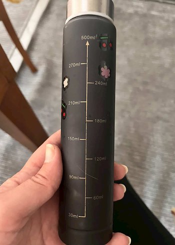 Siyah Çocuk Termos Matara - Görsel 2