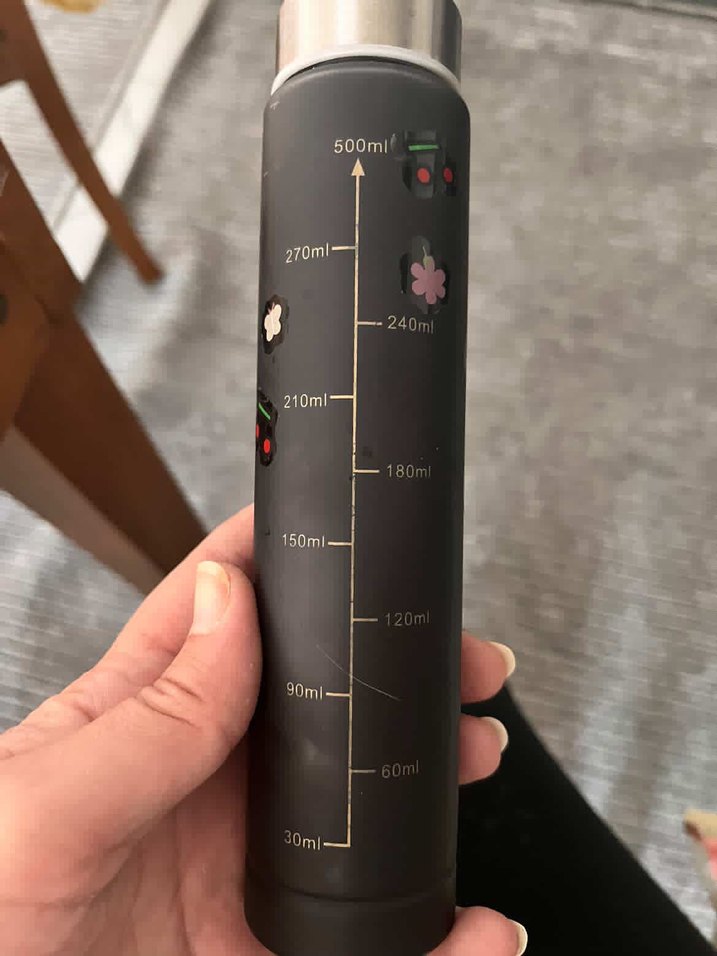 Siyah Çocuk Termos Matara - Görsel 2