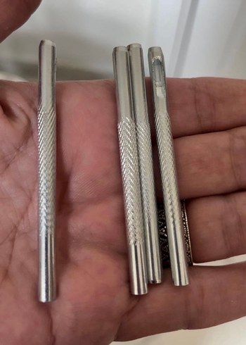 Paslanmaz Çelik deri delik açma aleti - Görsel 2