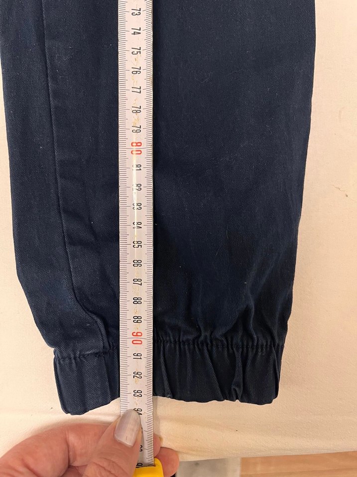 Lacivert Erkek Çocuk Salaş Kot Pantolon - Görsel 2