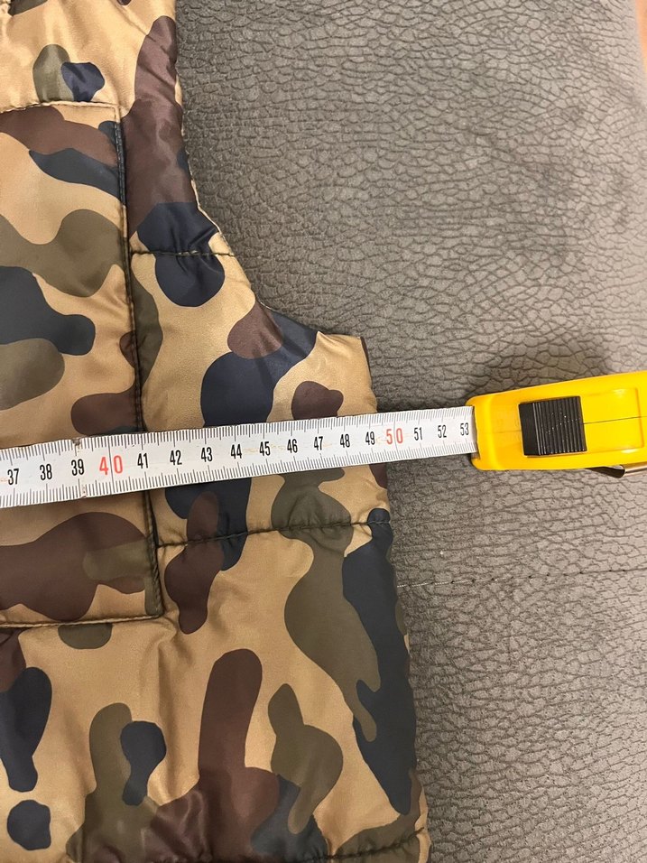 Kapüşonlu Kamuflaj Desenli Erkek Yelek - Görsel 3