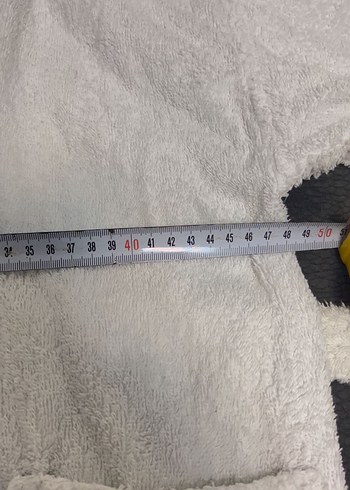 Kapüşonlu Beyaz Bornoz - Görsel 3