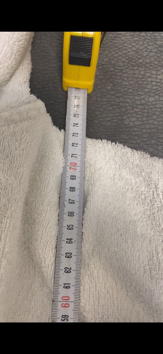 Kapüşonlu Beyaz Bornoz - Görsel 4