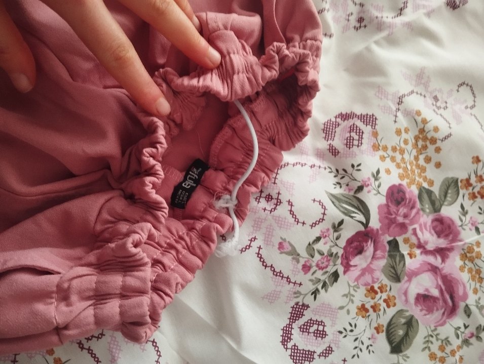 fulla Kız Çocuk Pembe Nakışlı Rahat Eşofman - Görsel 4