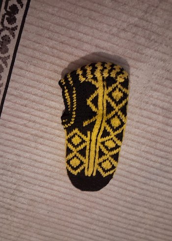 Erkek Bebek Mavi Örgü Patik - Görsel 4