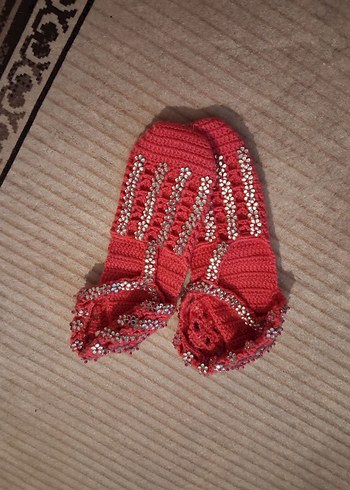 Erkek Bebek Mavi Örgü Patik - Görsel 7