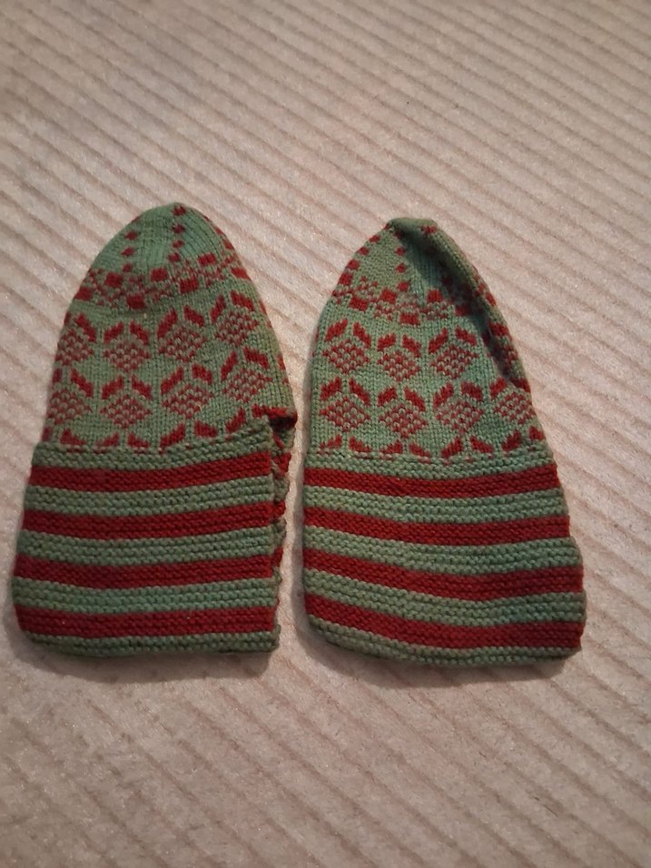 Erkek Bebek Mavi Örgü Patik - Görsel 2