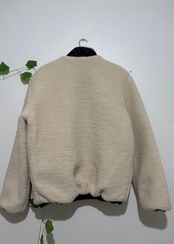 Bej Fermuarlı Polar Ceket - Şık Ve Zarif - Görsel 3