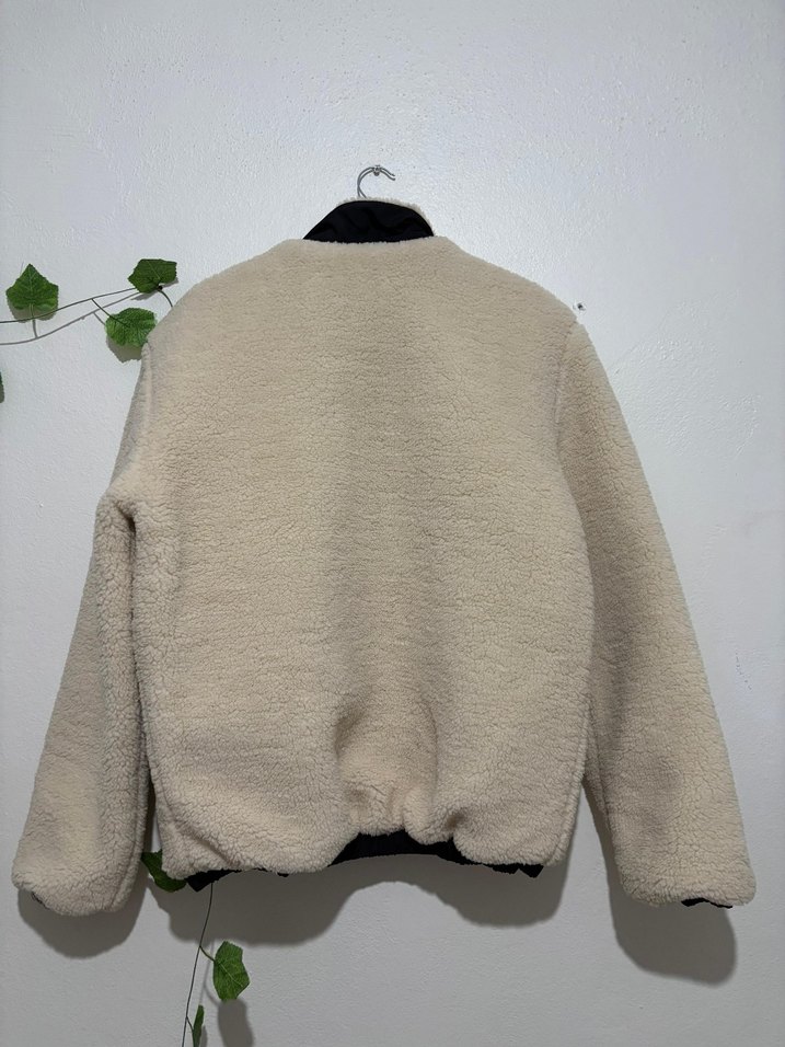 Bej Fermuarlı Polar Ceket - Şık Ve Zarif - Görsel 3