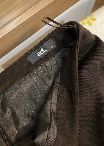 Düz Siyah Midi Kadın Etek - Görsel 2