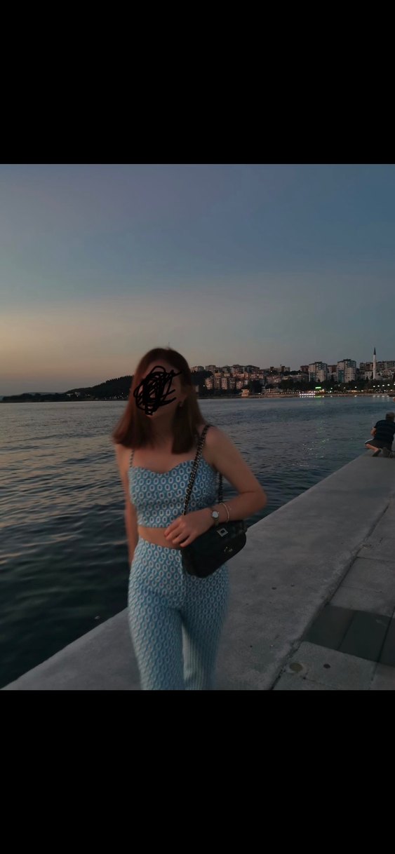 Açık Mavi desenli takım - Görsel 2