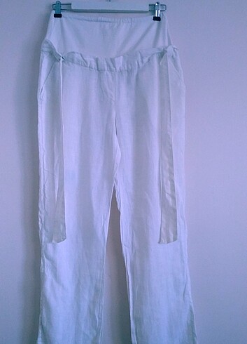Hamile pantalonu beyaz