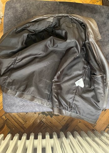 Desa erkek motorcu biker deri ceket L - Görsel 6