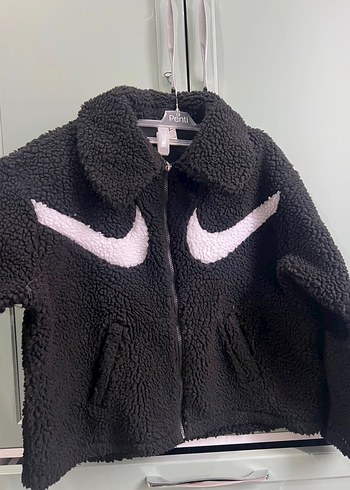 Nike Siyah Pelus Fermuarli Ceket