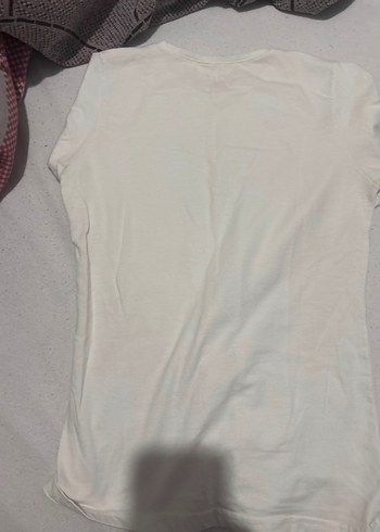 Beyaz Uzun Kollu Kadın Bluz - Görsel 3