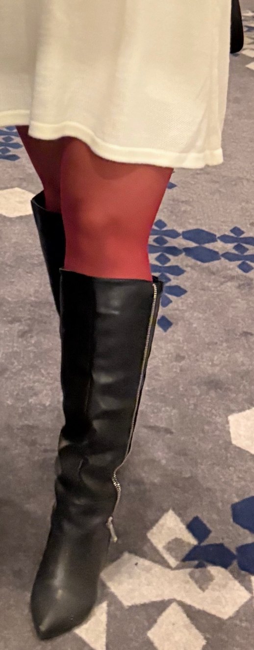 Siyah  Fermuarlı Çizme - Görsel 4