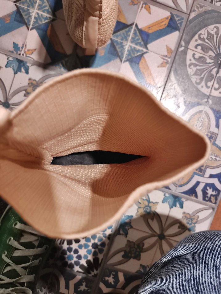 Bej Triko Stiletto Topuklu Kadın Bot - Görsel 3