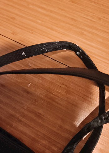 Siyah Deri Tokalı Kadın Çantası - Görsel 3