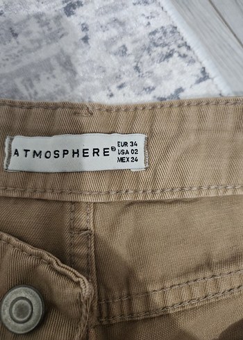 Kadın Kahverengi kargo pantolon - Görsel 4