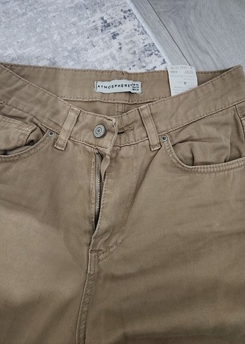 Kadın Kahverengi kargo pantolon - Görsel 3