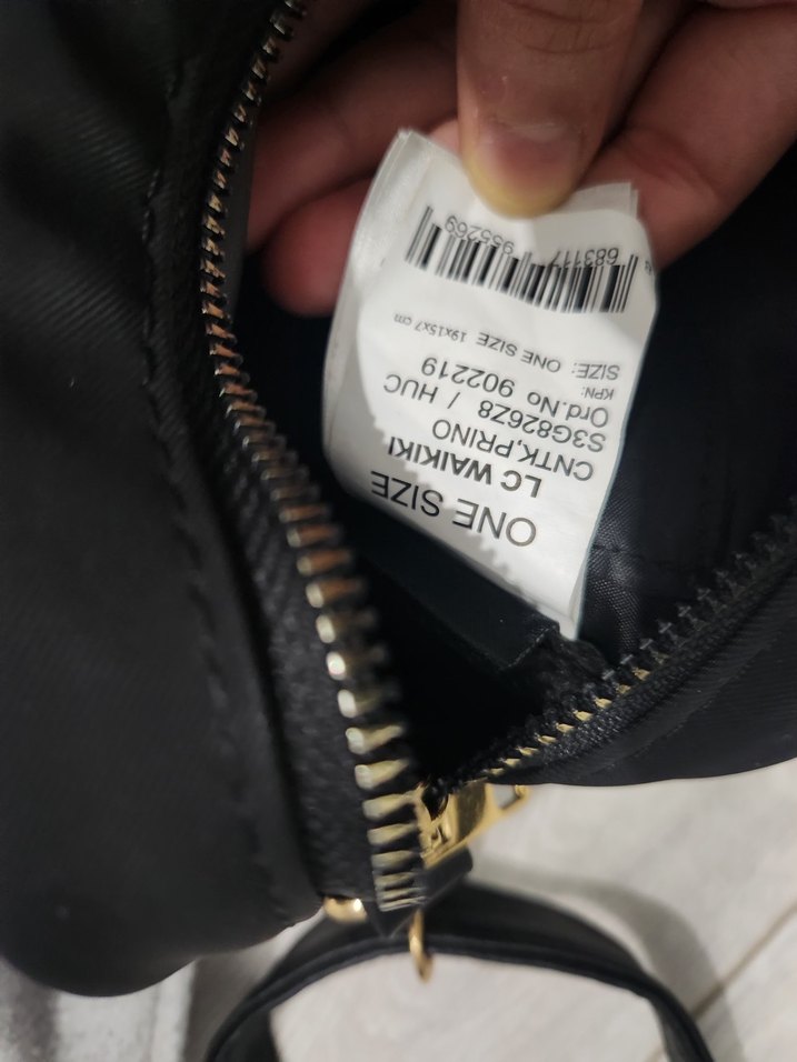 Siyah Deri Kadın Omuz Çantası - Görsel 5