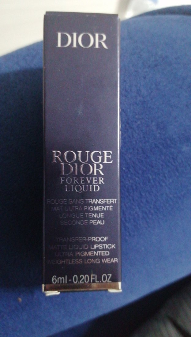 Dior Rouge Forever Likit Mat Ruj Koyu Kırmızı - Görsel 2