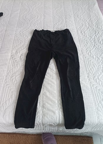 Siyah Basic Koton Pantolon - Görsel 2