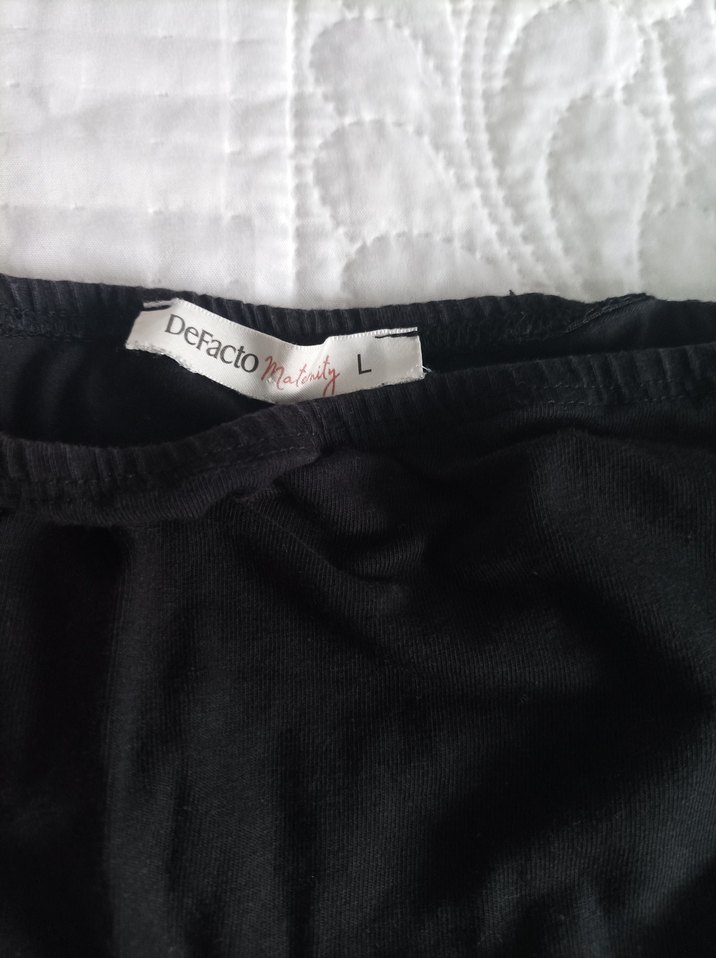 Siyah Basic Koton Pantolon - Görsel 4