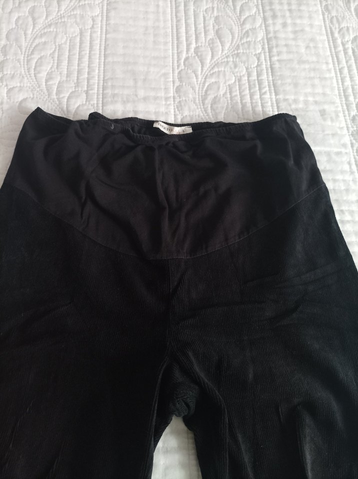 Siyah Basic Koton Pantolon - Görsel 3