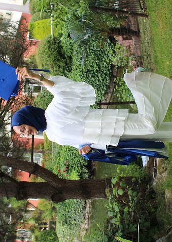 Pamuklu Beyaz Bohem Tulum .markası touche - Görsel 4