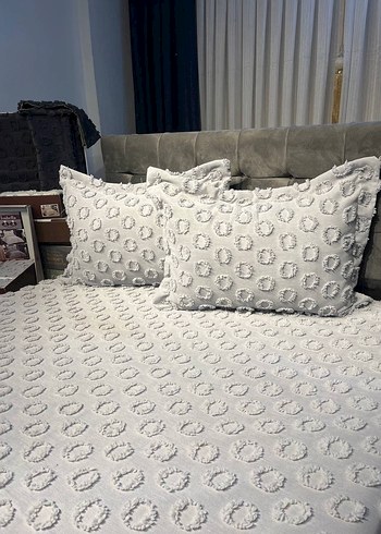 İsabella 3 Parça Çeyizlik Gelin Pike Takımı - Görsel 4