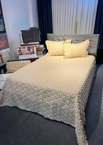 İsabella 3 Parça Çeyizlik Gelin Pike Takımı - Görsel 3