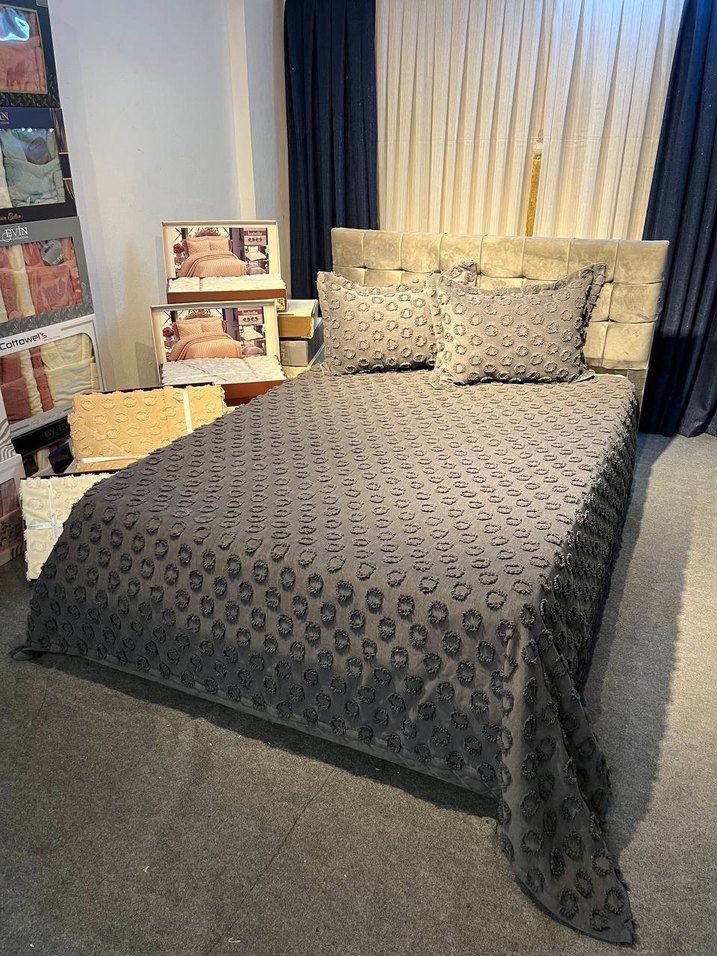 İsabella 3 Parça Çeyizlik Gelin Pike Takımı - Görsel 2