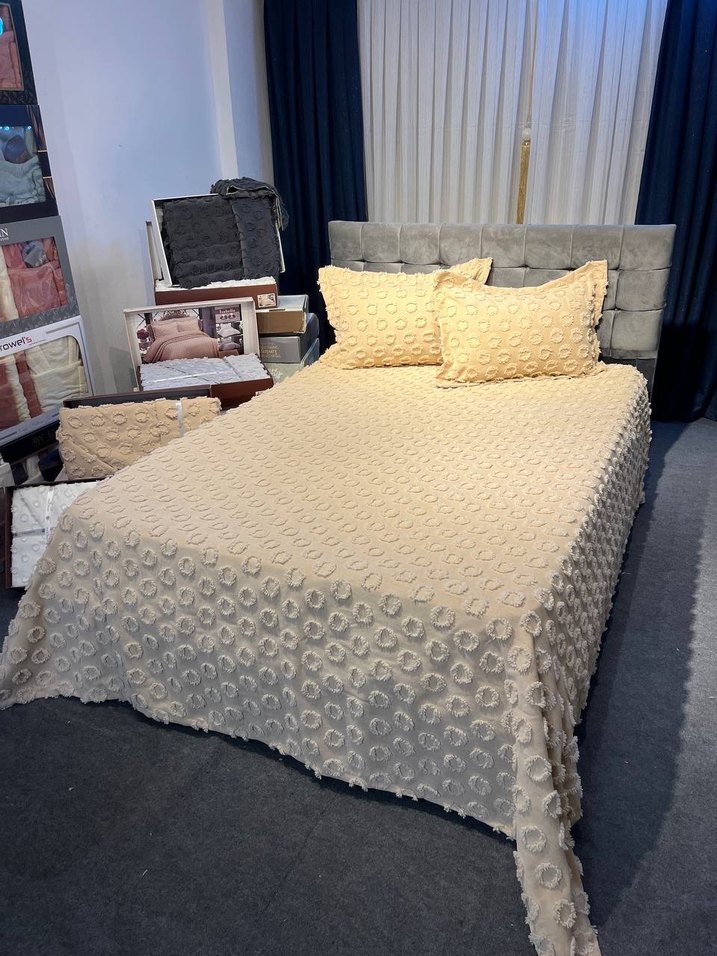 İsabella 3 Parça Çeyizlik Gelin Pike Takımı - Görsel 3