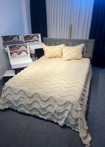 Miranda 3 Parça Çeyizlik Gelin Pike Takımı - Görsel 4