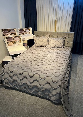 Miranda 3 Parça Çeyizlik Gelin Pike Takımı - Görsel 3