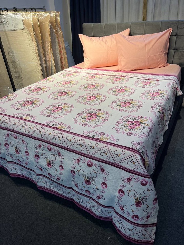 %100 Pamuklu Çift Kişilik 
Pike Takımı - Görsel 4