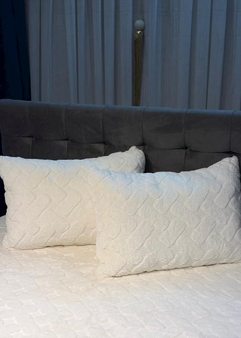 Merinos Diamond Tavşan Tüyü Kadife Battaniyeli Yatak Örtüsü - Görsel 3