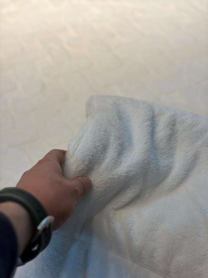 Merinos Diamond Tavşan Tüyü Kadife Battaniyeli Yatak Örtüsü - Görsel 2