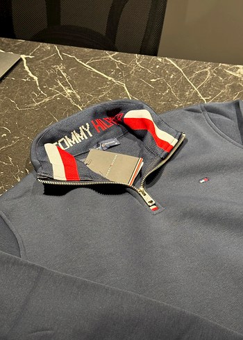 TOMMY HILFIGER- YARIM FERMUARLI SWEATSHIRT - Görsel 3