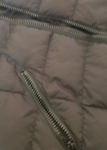 Kürk Detaylı Siyah Uzun Kadın Yelek - Görsel 2