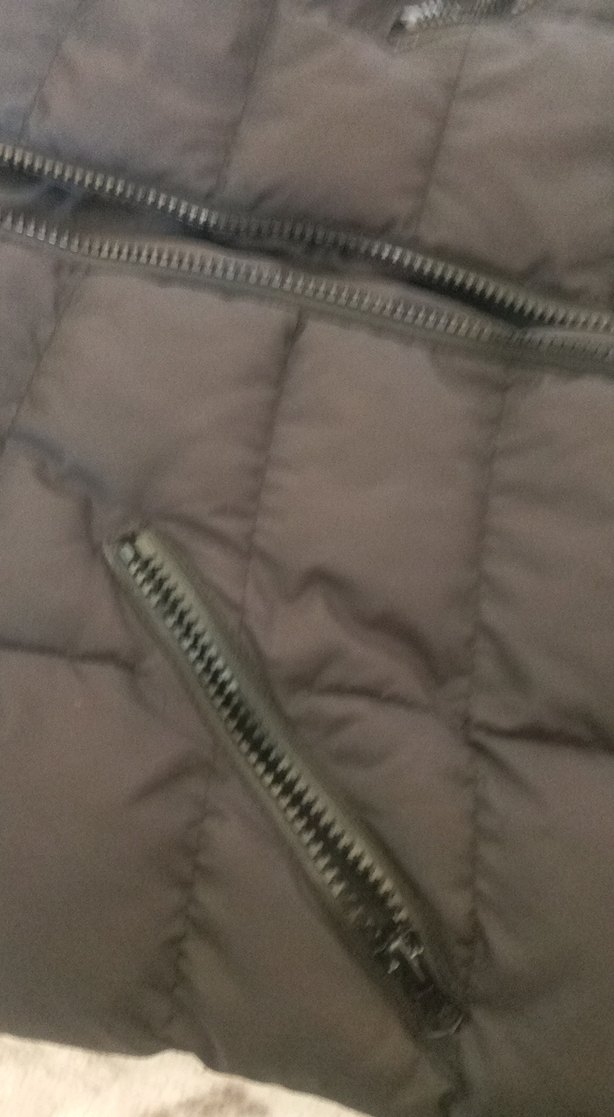 Kürk Detaylı Siyah Uzun Kadın Yelek - Görsel 2