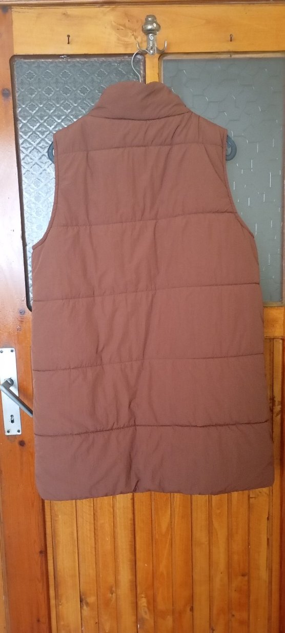 Düğmeli Kahverengi Kadın Yelek - Görsel 2