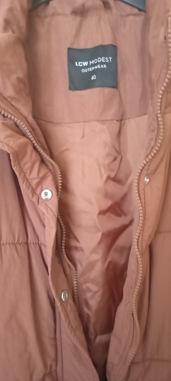 Düğmeli Kahverengi Kadın Yelek - Görsel 5