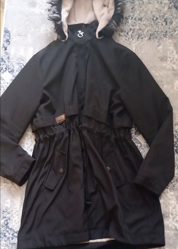 Kadın içi peluş mont - Görsel 5