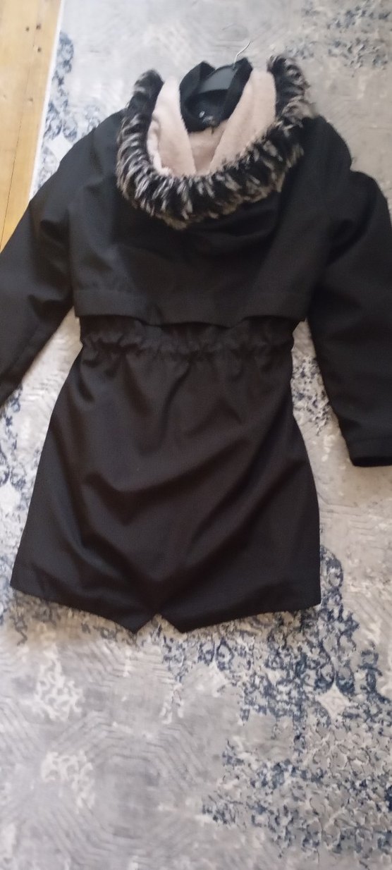 Kadın içi peluş mont - Görsel 4