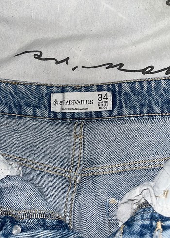 Düğmeli Düz Kesim Midi Kot Pantolon - Görsel 5