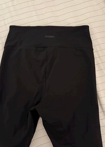 Siyah Kadın Midi Tayt Esnek Kumaş - Görsel 2